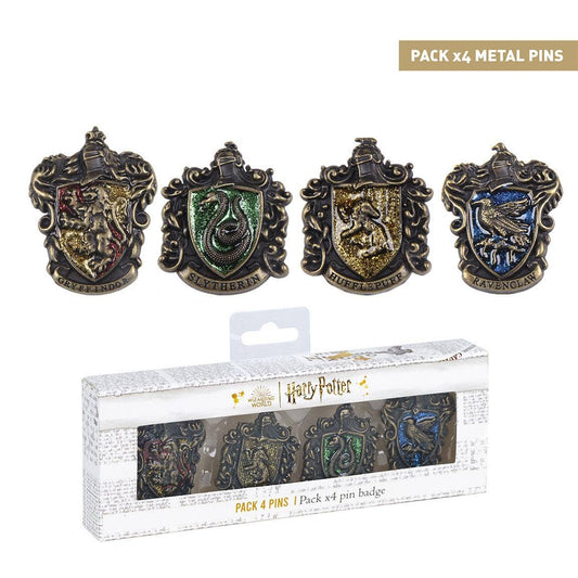 CONFEZIONE PIN x4 HARRY POTTER