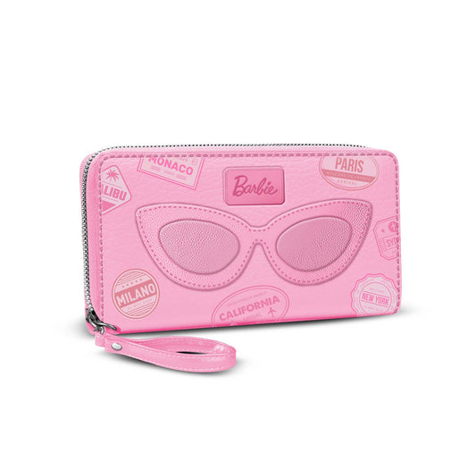 Barbie Travel-Portafoglio Essenziale, Rosa