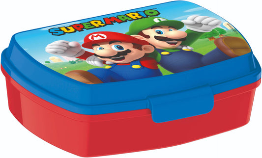 Porta merenda rettangolare Super Mario