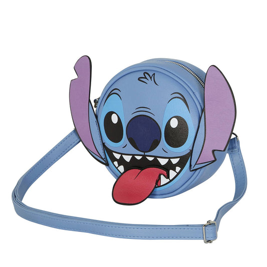 Disney Lilo e Stitch Tongue-Borsa a Tracolla Rotonda