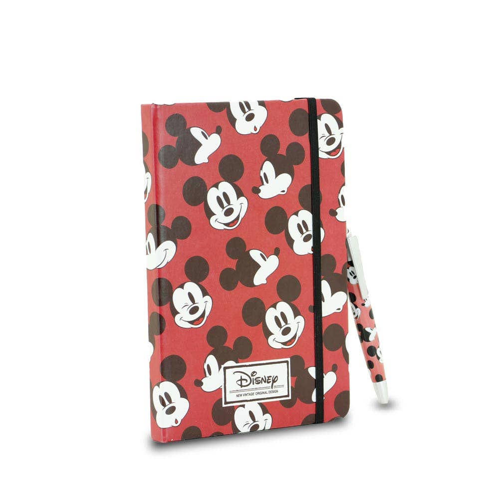 Topolino Blinks-Confezione Regalo con Diario e Penna, Rosso