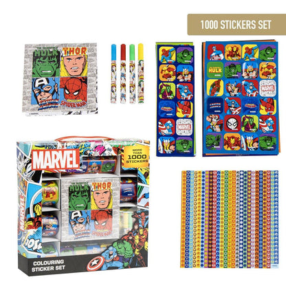 PACCHETTO ADESIVI 1000 PEZZI MARVEL
