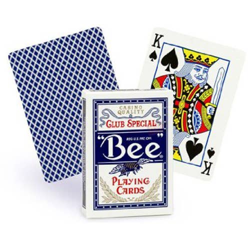 Carte da poker Bee Standard (blu)