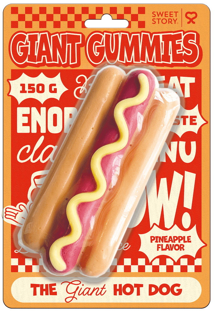 Sweet Story Giant Gummies Hot Dog 150 g