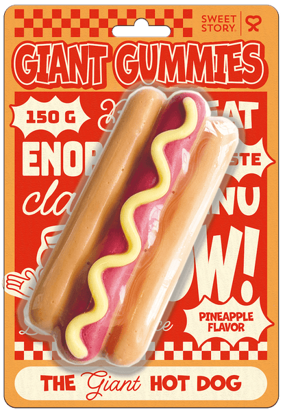 Sweet Story Giant Gummies Hot Dog 150 g