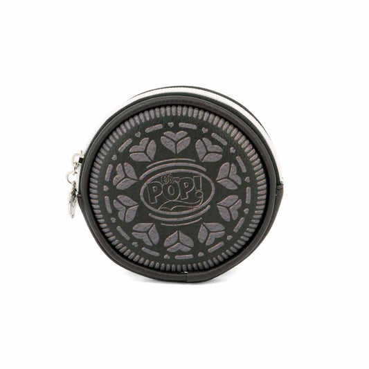 Oh My Pop! Black Cookie-Portamonete Rotondo, Marrone