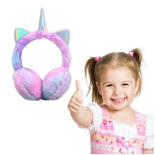 Paraorecchie peluche unicorno