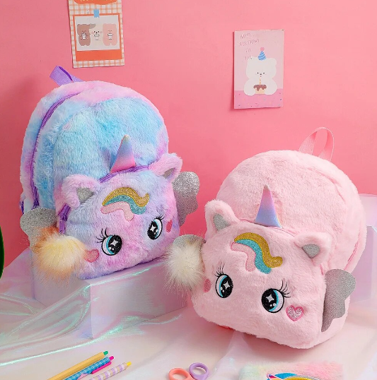 Zaino Unicorno Peluche