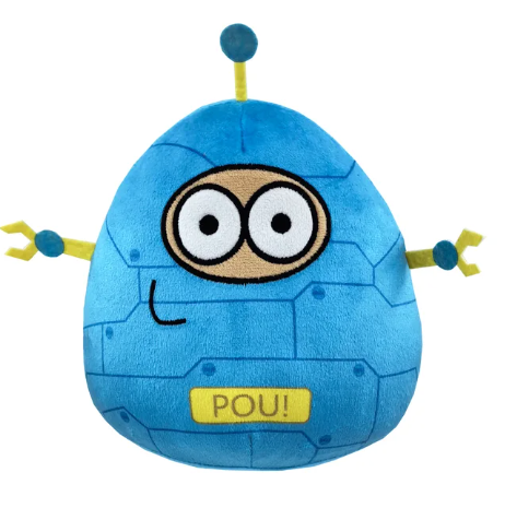 Peluche Pou nello spazio