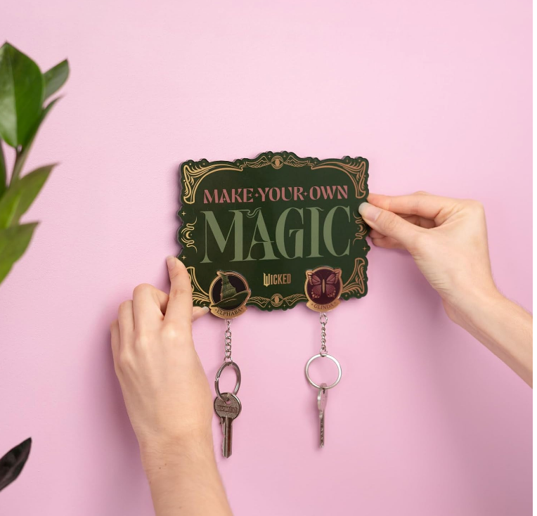 Wicked Portachiavi da Parete 16x16 cm | Set 2 Coppia