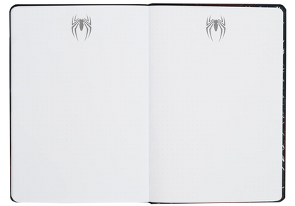 Taccuino A5 Spiderman e Penna - Quaderno Appunti Bullet Journal Puntinato con Penna Proiettore a Pile, Copertina Rigida