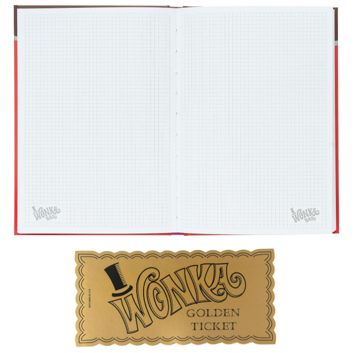 Willy Wonka Taccuino A5 | Quaderno Appunti, Diario Personale