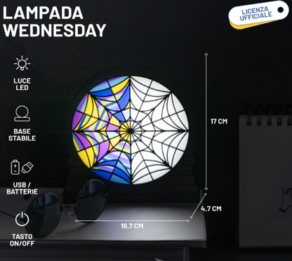 Lampada Mercoledì Addams