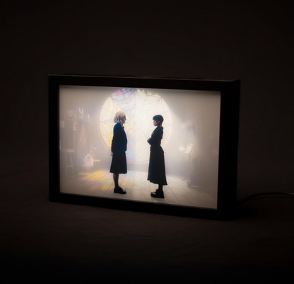 Mercoledì Addams Quadro LED | Lamina Decorativa Illuminata