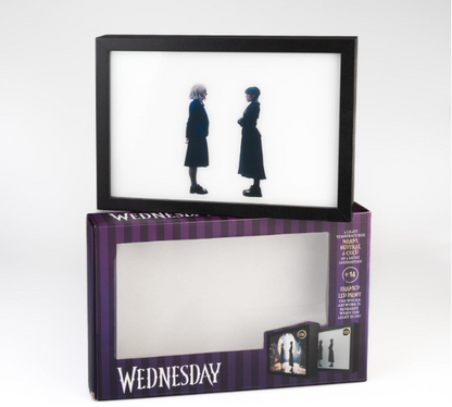 Mercoledì Addams Quadro LED | Lamina Decorativa Illuminata