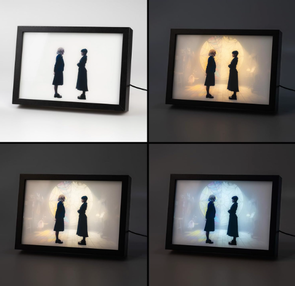 Mercoledì Addams Quadro LED | Lamina Decorativa Illuminata