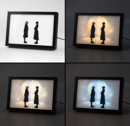 Mercoledì Addams Quadro LED | Lamina Decorativa Illuminata