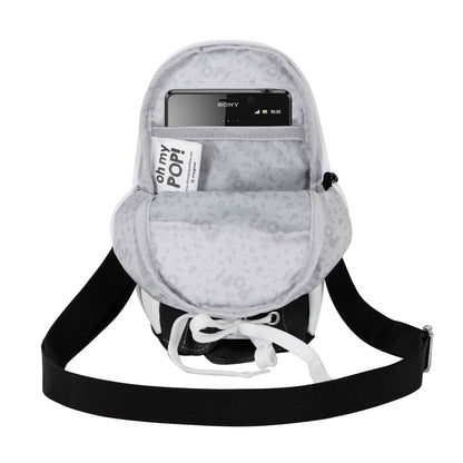 Oh My Pop Black-Borsa Sneakers, Nero