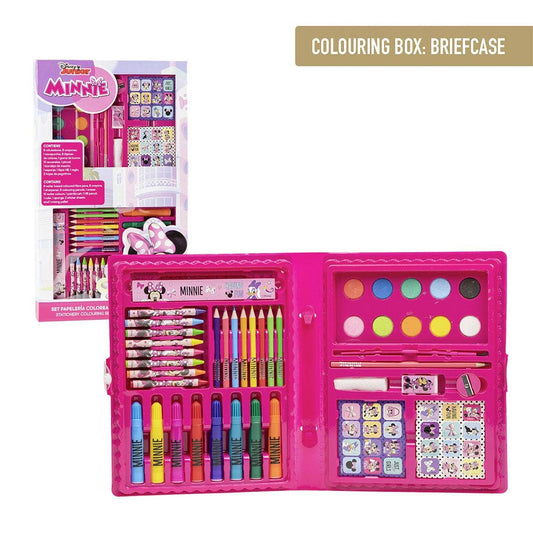 SET DI CANCELLERIA COLORABILE MINNIE BOX