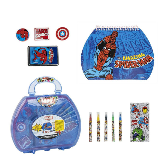 SET DI CANCELLERIA COLORABILE MARVEL BRIEFCASE