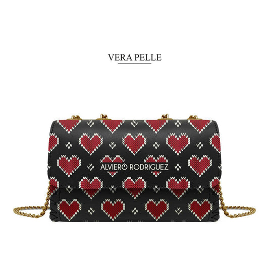 Borsa Madame Knit Hearts