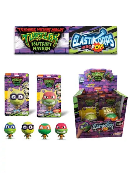 Elastikorps Blister Turtles Ninja Hero Pop 10 CM