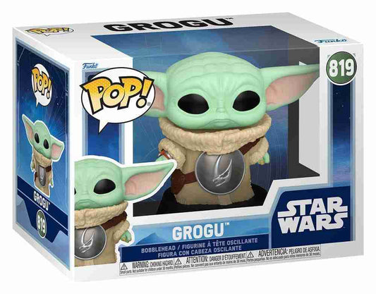 Funko Pop Star Wars Grogu numero 819, figura originale