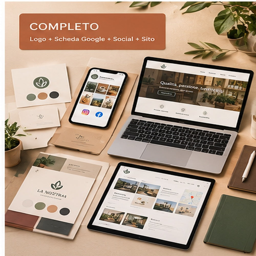 Pacchetto COMPLETO — START + Sito vetrina — dettagli del servizio