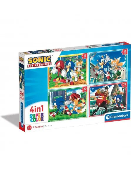 Super Color Puzzle Sonic the Hedgehog 4 in 1