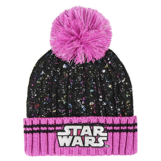 BERRETTO CON POMPON IN MAGLIA STAR WARS